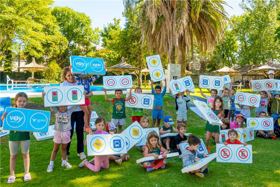 Acciones de educación vial en las colonias de verano