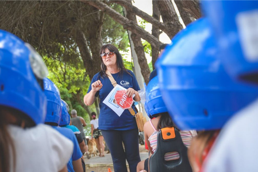 La educación vial llegó a la Colonia Cultural de Las Toninas