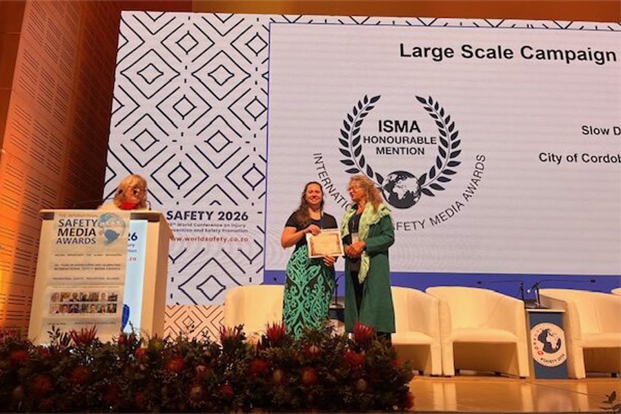 Otorgan premio internacional a Córdoba por sus campañas viales