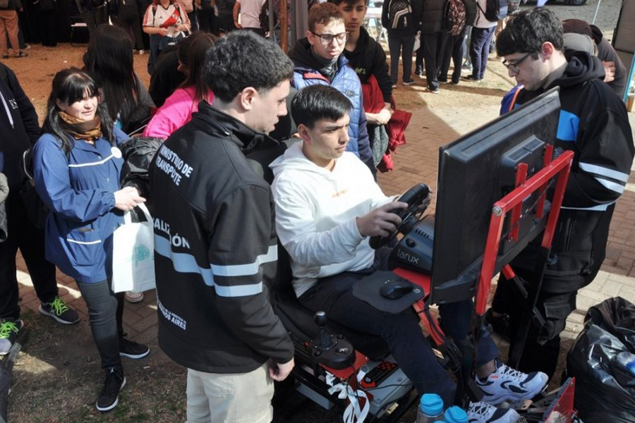 Programa provincial de educación vial "Licencia Joven" en Tandil