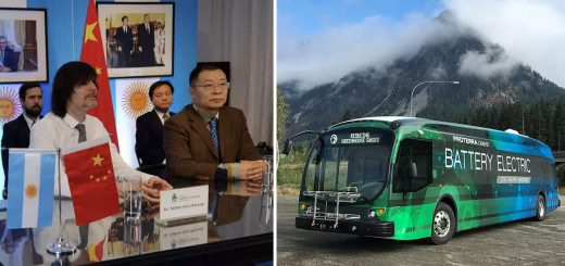 El Gobierno acordó con China fabricar baterías, vehículos y Colectivos eléctricos en Argentina