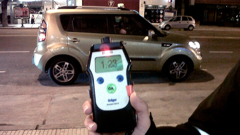 Un control de alcoholemia simultáneo se realizó en todas las provincias argentinas