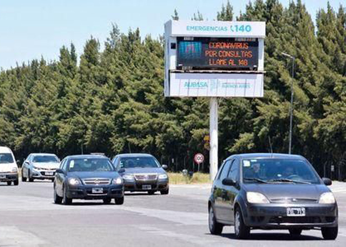 Importante movimiento de vehiculos hacia la Costa Atlántica