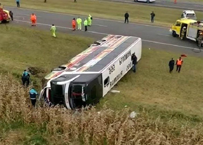 Siniestro sobre autovía 2 reaviva el debate por la seguridad de los micros de doble piso