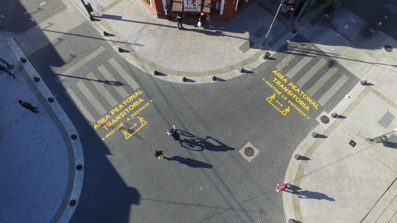 Intervienen 100 mil m2 de avenidas, calles y veredas para garantizar el distanciamiento