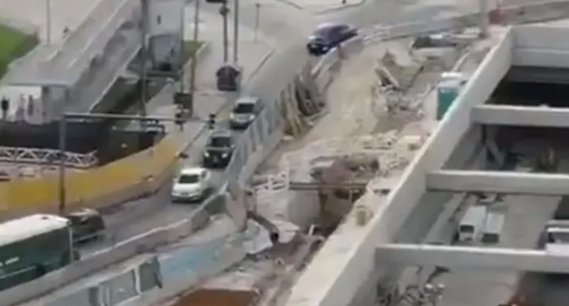 Realizaron prueba de paso de camiones en el Paseo del Bajo