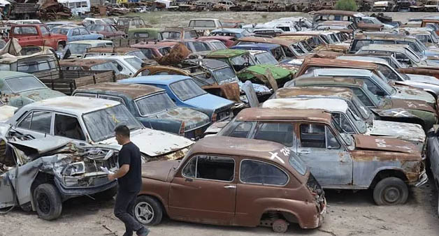 Operativo inédito: destruirán 16.000 vehículos