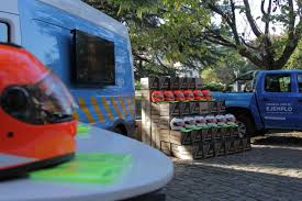 Entregan cascos gratis a trabajadores motociclistas de Chascomús