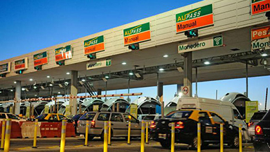 Los peajes porteños funcionan únicamente con TelePASE y con cobro por patente durante la noche